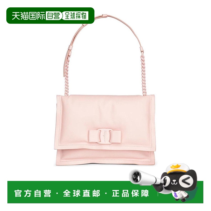 香港直邮Salvatore Ferragamo Viva徽标细节手提包 21I287