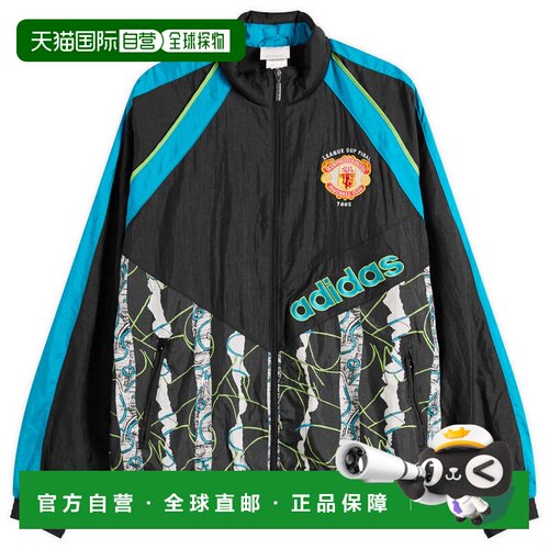 香港直邮adidas 阿迪达斯 男士 Manchester United 90' 拉链夹克