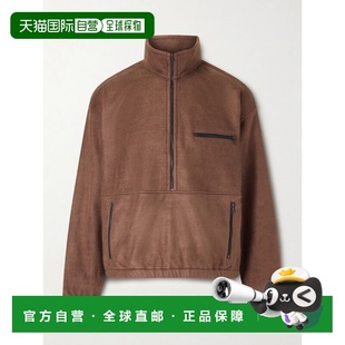 半拉链运动衫 香港直邮AURALEE Fleece Silk A25AP02SF53338 男士