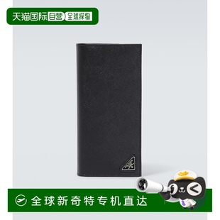 香港直邮Prada 男士 1h可退 普拉达 舒适 小牛皮公文袋 black黑色