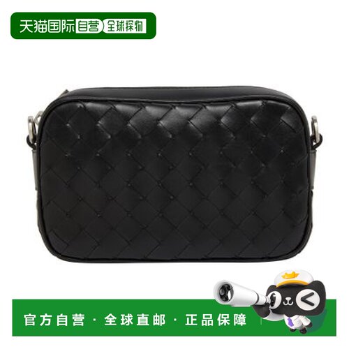 自营欧洲直邮Bottega Veneta/葆蝶家 Intrecciato编织迷你相机包