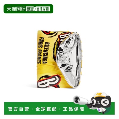欧洲直邮BALENCIAGA 男士黄色 Chips 护照夹