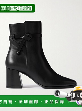 香港直邮Jimmy Choo 周仰杰 女士 Lawton 65 皮质短靴 LAWTONAB65