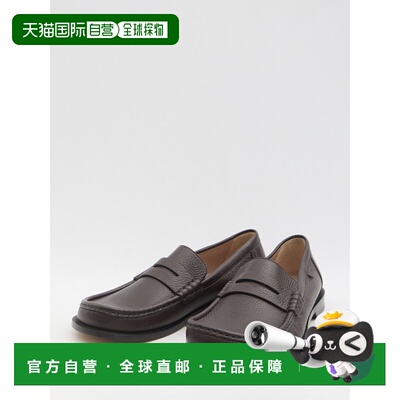 香港直邮LOEWE 男士商务休闲鞋 M816290X463468 SS2026 褐色 MOCA