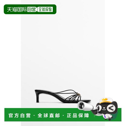 欧洲直邮Massimo Dutti 麦西姆杜特 女款 细吊带高跟凉鞋