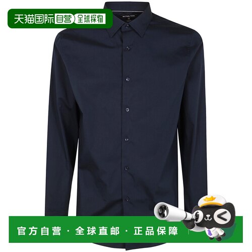 1h可退 香港直邮MICHAEL KORS 男士衬衫 CB9409T4CZ401 SS2026 蓝