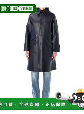 1h可退 香港直邮Ralph Lauren 长袖皮大衣 290P10040