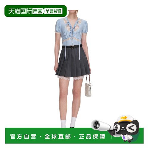 香港直邮SELF-PORTRAIT 女士衬衫 PF26017TBL AW2026 花色 短袖罩