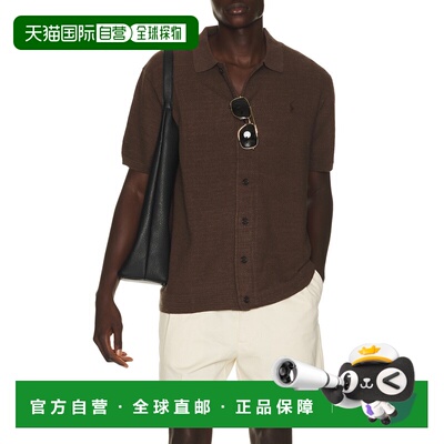 Polo Ralph Lauren Polo 拉夫 劳伦 男士 短袖棉混纺织纹
