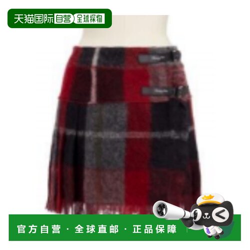 香港直邮Dior 格纹半身裙 514J24A4014迪奥a字裙 【付后1h可退】