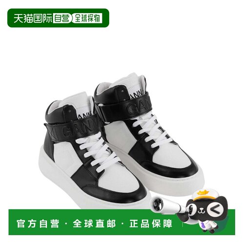 1h可退 香港直邮GANNI 女士休闲鞋 S2067025 AW2024 黑色 Sporty