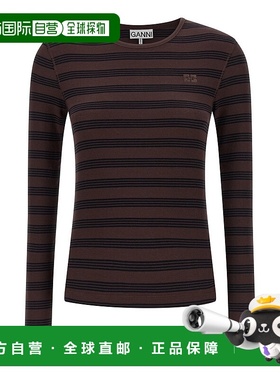 1h可退 香港直邮GANNI 甘尼 女士 条纹毛衣 A105006600B colorful