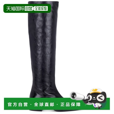 1h可退 香港直邮KHAITE 女士 Andee 及膝靴子 F1094907 black黑色