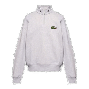 香港直邮Lacoste 立领卫衣 SH0069 0拉链半拉链