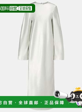 1h可退 香港直邮calvin klein 女士 Alba 长款连衣裙 blue蓝色 舒