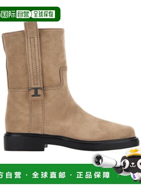 香港直邮Tod's 圆头短筒靴女靴 XXW20L0IM60RE0