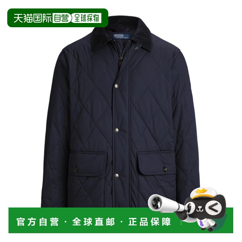 Polo Ralph Lauren 菱形绗缝灯芯绒领外套 710B15【付后1h可退】