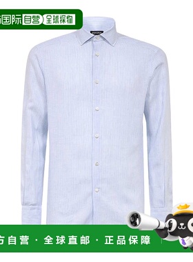 香港直邮Zegna 条纹衬衫 RUDX27A7SRF7107G杰尼亚男装