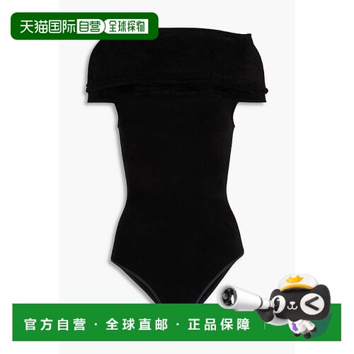 1h可退 香港直邮Alaia 女士 短袖连体衣 AA9B02304M487 black黑色