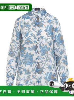 1h可退 香港直邮Etro 艾特罗 女士 圖案印花長袖襯衫 WRIA001399S