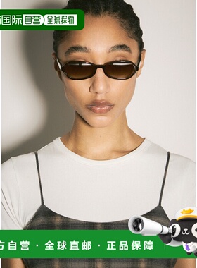 1h可退 香港直邮Our Legacy 女士 Drain 太阳镜 A2248DL brown棕