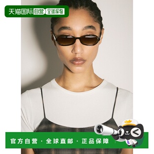 1h可退 香港直邮Our Legacy 女士 Drain 太阳镜 A2248DL brown棕