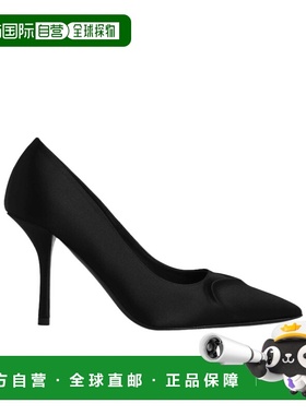 1h可退 香港直邮25FW LE CŒUR 3D 缎面高跟鞋 Women一脚蹬