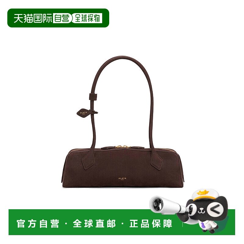 1h可退 香港直邮Alaia 女士 Le Teckel 中号小牛皮包包斜挎包