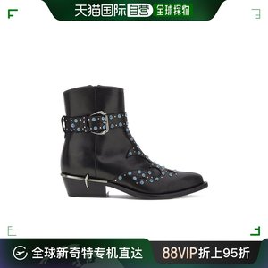 香港直邮Roberto Cavalli 铆钉尖头短靴 RKS056 PZA96