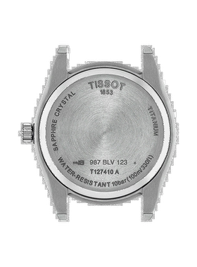 自营欧洲直邮TISSOT/天梭 GENTLEMAN系列 男士蓝色/银色表盘石英4