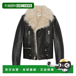 633866YCDD2外套 皮毛一体皮草 香港直邮Saint Laurent
