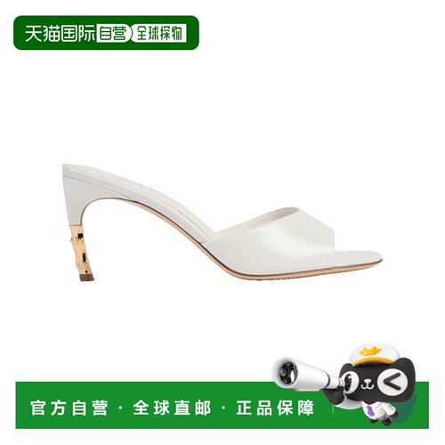 1h可退Gucci 古驰 女士 漆皮凉鞋 875298AAE5J WHITE 白色时尚舒