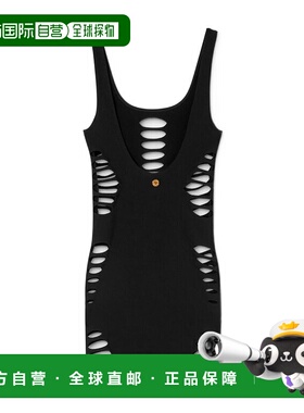 香港直邮Versace 罩衫式迷你裙 10101241A07340范思哲连衣裙