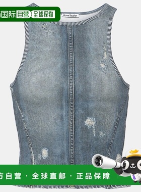 1h可退 香港直邮Acne Studios 艾克妮 女士 Elaia 牛仔上衣 00085