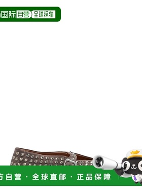 1h可退 香港直邮alaia 女士 Flats 芭蕾舞水钻芭蕾平底鞋 AA3A029