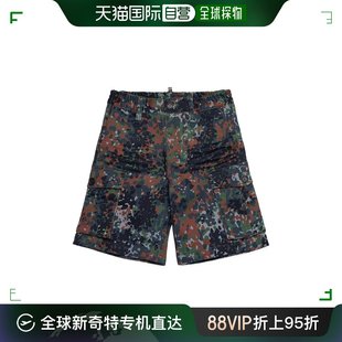 迷彩印花图案短裤 香港直邮Dsquared2 男童 DQ2281D0A 二次方 童装
