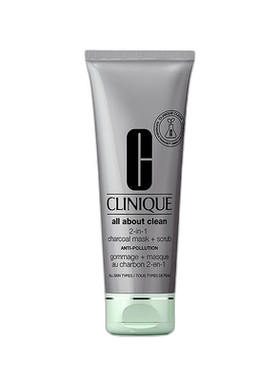 欧洲直邮CLINIQUE倩碧 毛孔净澈竹炭面膜100ml 深层清洁细致正品