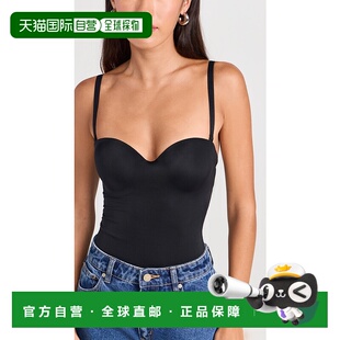 1h可退 香港直邮Wolford 女士 Thong 塑形细带连体衣 black黑色