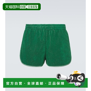 休闲裤 香港直邮versace 徽标棉质厚绒布短裤 男士 范思哲