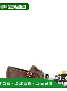 香港直邮Marni 玛尼 女士 裝飾扣細節樂福鞋 MOMS006002PS679