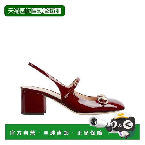 香港直邮Gucci 马衔扣高跟凉鞋单鞋高跟鞋 801893BNC80