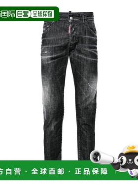 香港直邮Dsquared2 紧身牛仔裤直筒裤 S74LB1617S30357