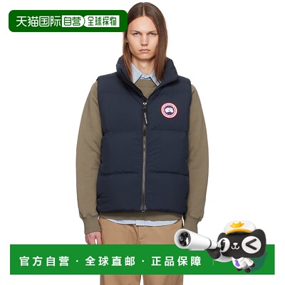 1h可退 香港直邮Canada Goose 加拿大鹅 男士 海军蓝 Lawrence 羽