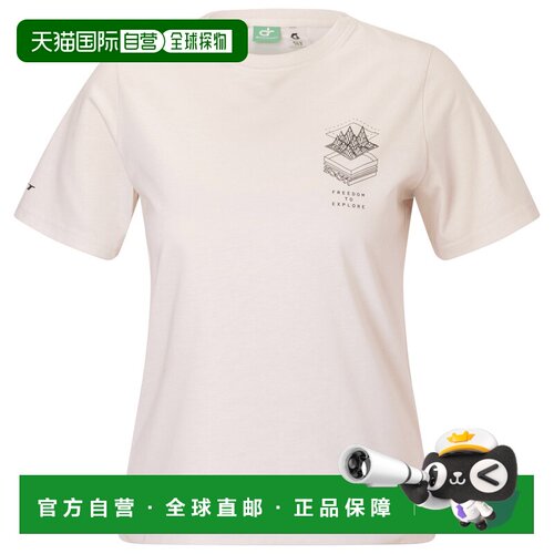 欧洲直邮SCOTT 女士户外T恤 9166366BLISSPINKCOTTONWHITE