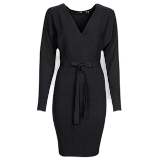 欧洲直邮Vero Moda 女士 VMHOLLYREM 短连衣裙 黑色包臀裙