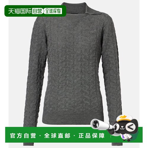 香港直邮Etro 艾特罗 女士 粗线针织羊毛Polo毛衣