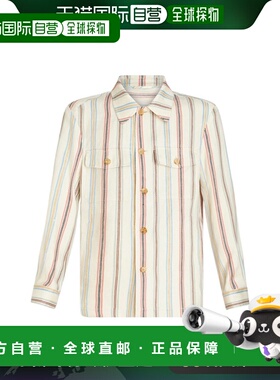 香港直邮Etro 艾特罗 男士 条纹衬衫 MRBA000599TR334亚麻