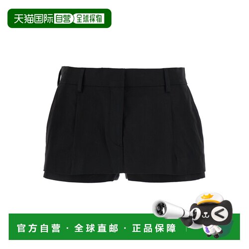 香港直邮Acne Studios 艾克妮 女士 Details 黑色褶裥高科技布织