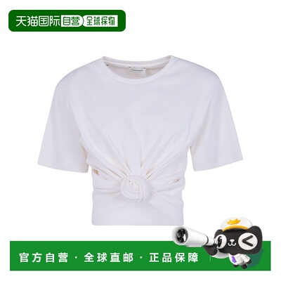 香港直邮magda butrym 女士 扭纹短款T恤 181425099CREAM
