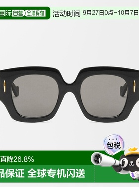 自营1h可退 欧洲直邮LOEWE/罗意威女士黑色醋酸纤维休闲时尚太阳